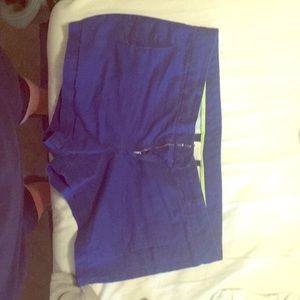 Blue stylus shorts